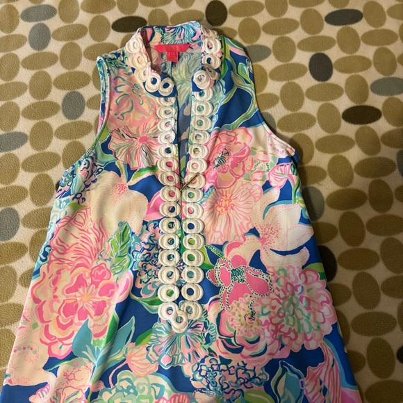 Lilly Pulitzer Peony For Your Thoughts Jane Shift Dress size 2 - Picture 4 of 9